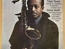 JIMMY HEATH - TRIPLE TREAT - UK MONO RIVERSIDE LP -RLP400