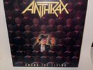 SCARCE 1987 Anthrax-Among The Living 1ST PRESS VINYL RECORD NOT PRETTY ONLY FAIR
