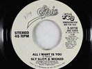 Modern Soul 45 - Sly Slick & Wicked - All I Want Is You - Epic - promo