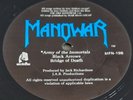 MANOWAR 'HAIL TO ENGLAND' UK MFN-19 VINYL LP 1984 & LYRIC INNER EX/NM