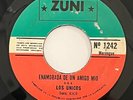 LOS UNICOS - ENAMORADA DE UN AMIGO / RARE MERENGUE PSYCH KILLER COVER 45 ZUNI