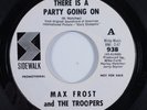 Garage Fuzz 45 MAX FROST There Is A Party Going On SIDEWALK promo HEAR a