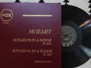 LILI KRAUS Piano - Mozart - Sonata 8, 11 - Very Rare VOX PL 6310 LP