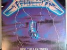 Metallica Ride The Lightning Silver Label Original 1984