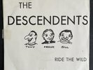 The Descendents 'Ride the Wild' 1980 Vinyl 7