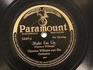 JAZZ CLARENCE WILLIAMS ORCH Shake Em Up PARAMOUNT 12587 EE-/E