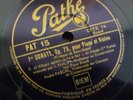 ISIDOR PHILIPP - ANDRE PASCAL / SAINT-SENS sonata op.75    / PATHE  PAT 15/17
