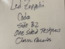 Led Zeppelin Coda Test Pressing - Classic Records Side B2 - Darlene