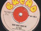 Northern Soul/Ska Del Davis - Baby Don't Wake Me - Bread label UK Original
