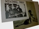 MINIMAL MAN safari RARE 1984 LP+PROMO PRESS KIT goth electro art punk tuxedomoon