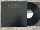 AC/DC Back In Black LP First Press Vinyl 1980 Atlantic Records White Embossed