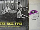 Vic Ash and Harry Klein  The Jazz 5 - THE FIVE OF US  Tempo UK TAP 32  1960 1st