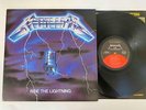 METALLICA LP Ride The Lightning 1984 Elektra Original NM Disc  Masterdisk