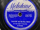 BLUES 78 rpm BLIND BOY FULLER MELOTONE 6-10-56