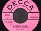 Buddy Holly: That'Ll Be The Day / Rock Um Mit Ollie Vee Decca 7 