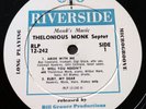 Thelonious Monk Septet Riverside 12-242