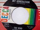 The Who Rock 45 My Generation bw Out In The Street on Decca Records