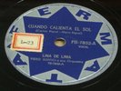 LINA DE LIMA 1963 “QUANDO CALIENTA EL SOL” RARE EDITION Nm 78 RPM  10” BRAZIL