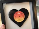 Earth, Wind & Fire - September - Heart Shaped Vinyl Record Art 1978