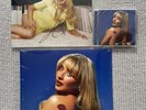 Sabrina Carpenter Short n Sweet Signed Insert, CD And Blue Vinyl LP AUTOGRAPHED