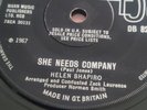 NORTHERN SOUL/60S HELEN SHAPIRO STOP AND YOU BECOME AWARE/SHE NEEDS COMPANY