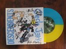 CIRCLE JERKS & DESCENDENTS 7 Inch Blue & Yellow Vinyl Limited SIGNED