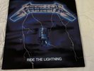 ORIGINAL 1984 METALLICA RIDE THE LIGHTENING ON  BANZAI BRC 1909 NM