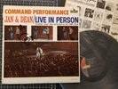 JAN & DEAN Command Performance LP SIGNED 1965 w/ INNER Autographed LIBERTY Album
