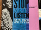 Baby Face Willette Stop And Listen EX  1st NY Ear Mono Blue Note lp Grant Green