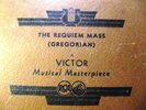 1933 GREGORIAN CHANT REQUIEM MASS Pope PIUS X School JULIA SAMPSON VICTOR M-177