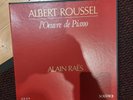 Alain raes Albert roussel l'oeuvre de piano Lp Box. Solstice sol 8/9