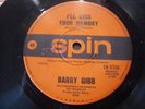 Barry Gibb - Bee Gees Vinyl 45 I'll Kiss Your Memory / This Time Spin EK-3735
