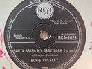 ELVIS PRESLEY Santa Bring My Baby Back Ex+ 1957 UK RCA 78 RPM Fantastic Copy
