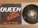  QUEEN - LOVE OF MY LIFE  1975 GERMAN  7”  MIS-PRESS SLEEVE    VG PLUS CONDITION