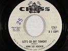 Blues R&B 45 - John Lee Hooker - Let's Go Out Tonight - Chess - VG+ promo