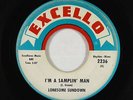 Blues R&B 45 - Lonesome Sundown - I'm A Samplin' Man - Excello