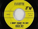 Garage Soul Mod 45 - Solid Set - I Don't Want To Cry - Fayette - obscure