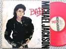 Michael Jackson - Bad - ZAMBIA Pressing Red Vinyl - Epic - Rare LP