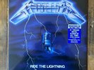 Metallica Ride The Lightning BLUE SPLATTER 40th Anniversary LP Vinyl