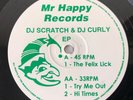 DJ Scratch & DJ Curly – DJ Scratch & DJ Curly EP (12″, EP) Mr Happy Records