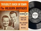 Melodic 50s Hillbilly Hook PS EP 45 WILBURN BROTHERS Trouble's Back DECCA mp3