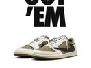 Nike Air Jordan 1 Low x Travis Scott Medium Olive - UK10 - BRAND NEW