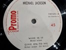 MICHAEL JACKSON - Who is It / Give On to Me - RARE COSTA RICA PROMO MAXI SINGLE