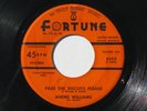 ANDRE WILLIAMS Pass The Biscuits Please/Don’t Touch 45 1957 Fortune, Detroit R&B