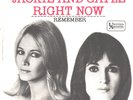JACKIE AND GAYLE--PICTURE SLEEVE + 45--(RIGHT NOW)--PS--PIC--SLV