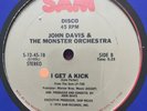 JOHN DAVIS & THE MONSTER ORCHESTRA I CAN'T STOP/GET A KICK (1979) DISCO FUNK 12