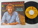 Gordon Lightfoot - Sundown 7'' Vinyl Germany