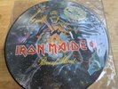 IRON MAIDEN Piece Of Mind PICTURE DISC LP 1983 EXC HYPE STICKER ORIGINAL PRESS