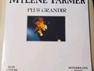 Mylene Farmer-Plus Grandir.NEUF.Couleur Orange,Maxi 45 Tours Vinyle.Lt500 Copies