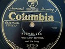 BLUES 78 ; PEG LEG HOWELL COLUMBIA Hobo Blues/ Moanin’ and Groanin’ Blues